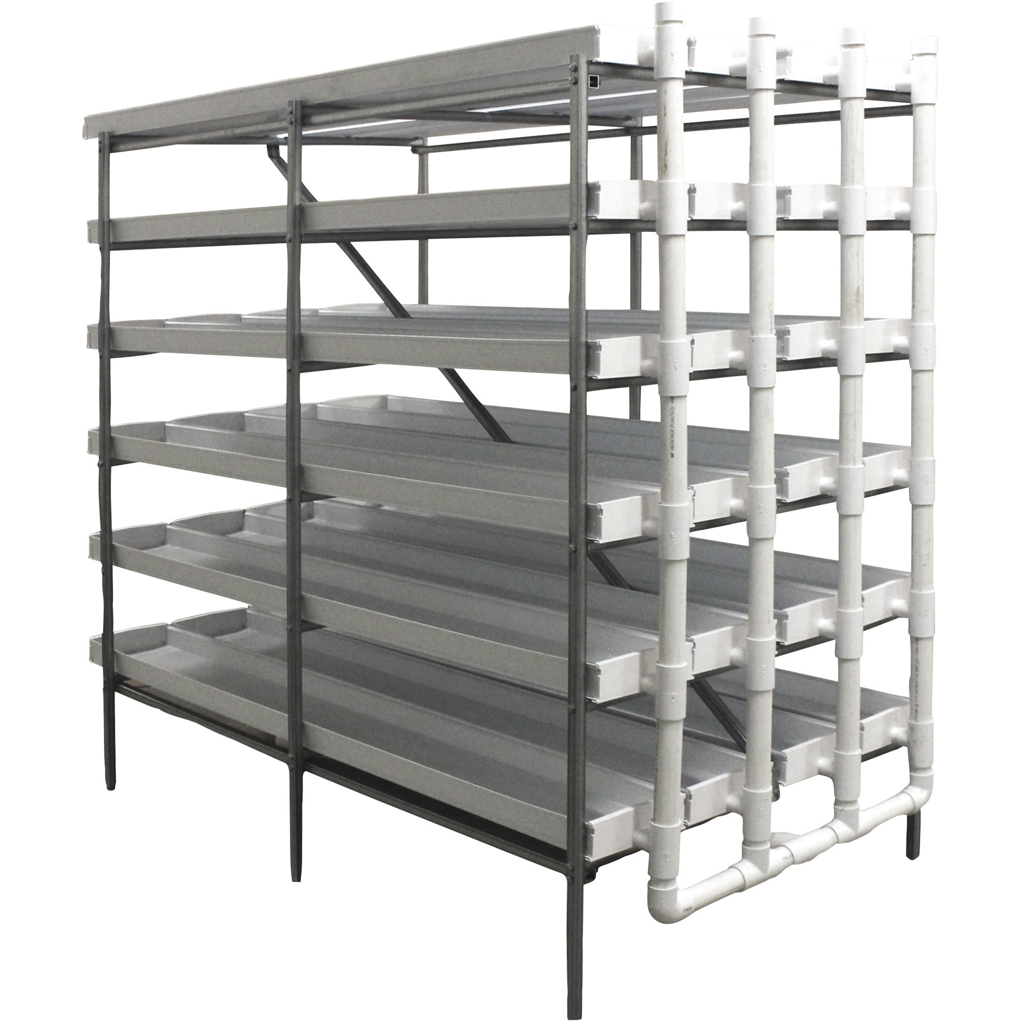 Fodder King 6-24 Hydroponic System, (24) 6ft.L Channels, Model# FK624